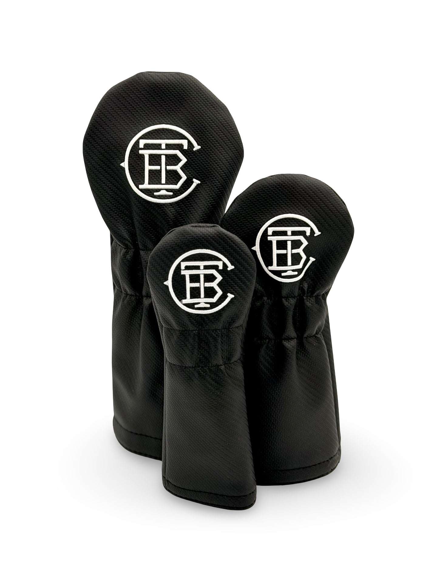 Black Carbon Fiber Headcovers