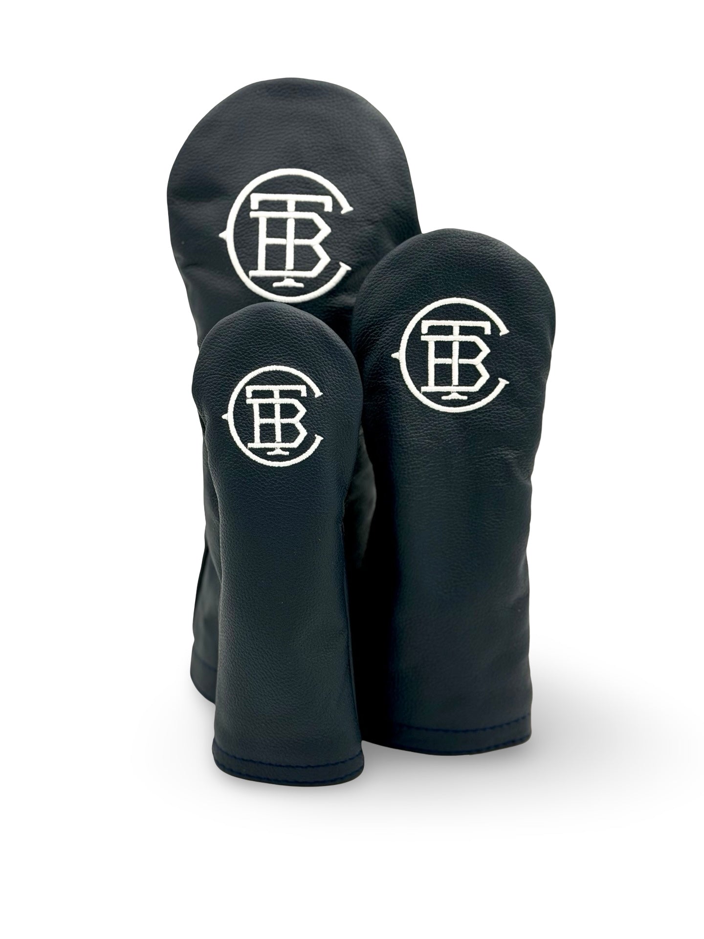 Navy Leather TBC Headcovers