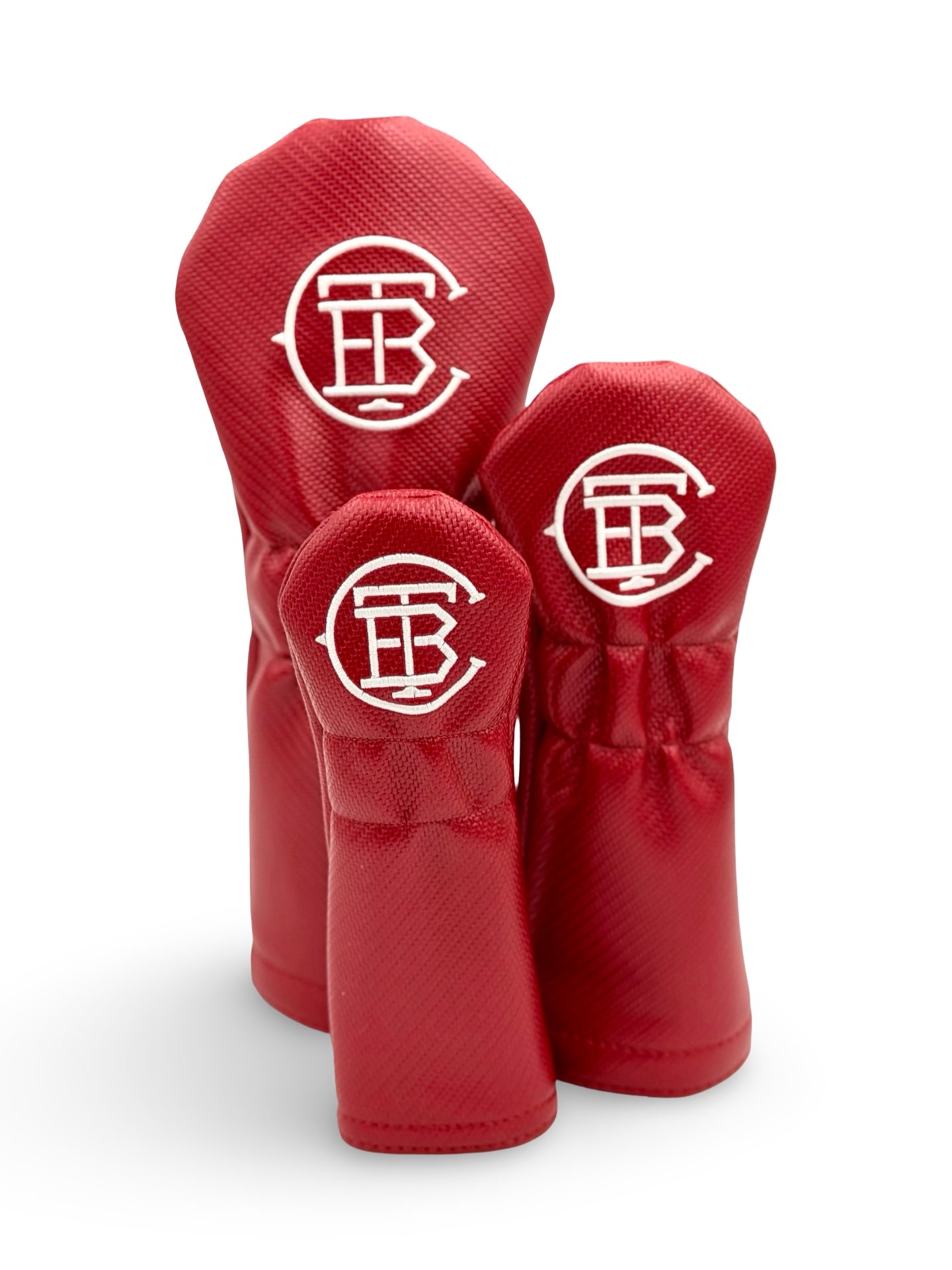 Red Carbon Fiber Headcovers