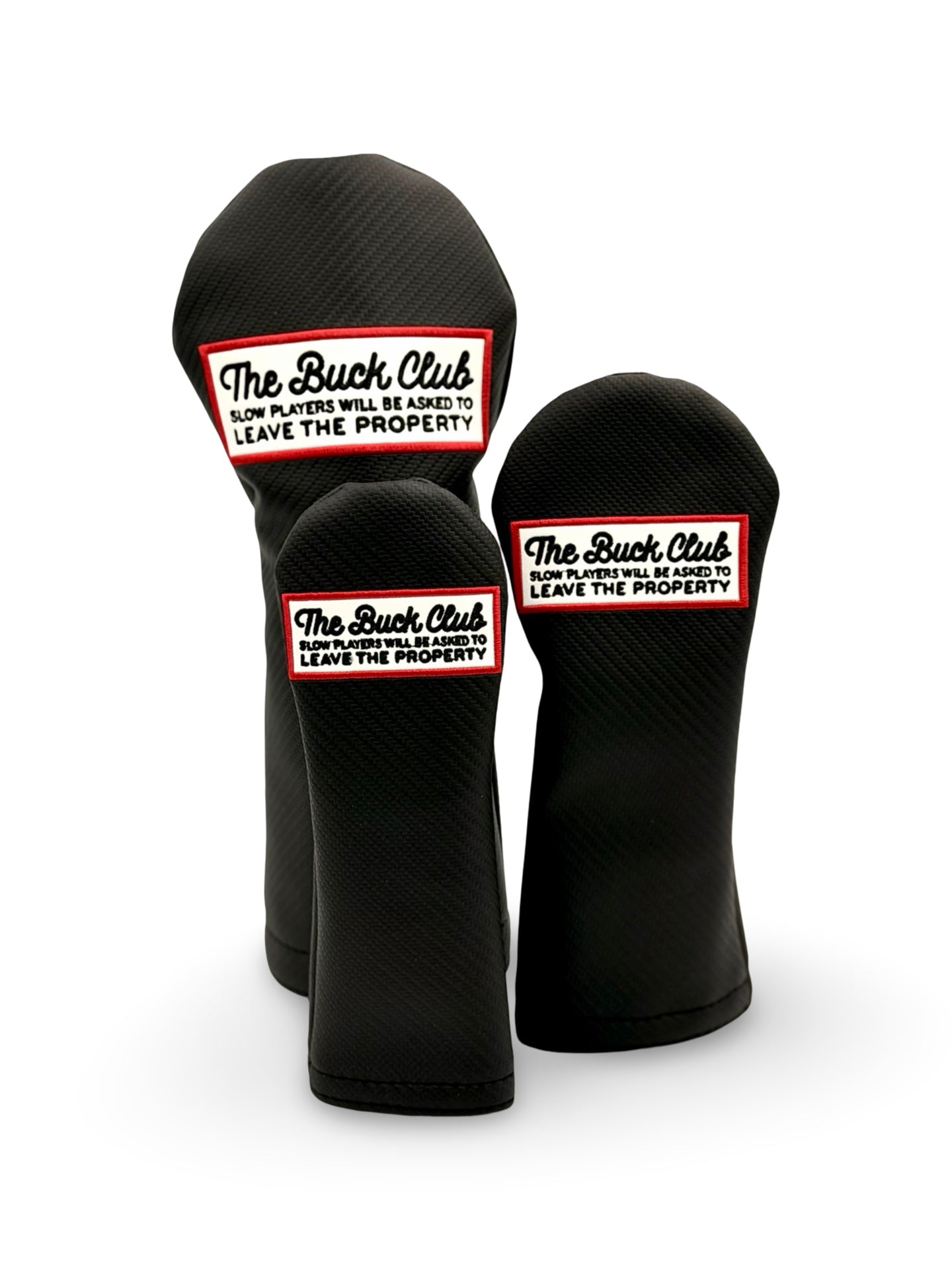 Black Carbon Fiber Headcovers