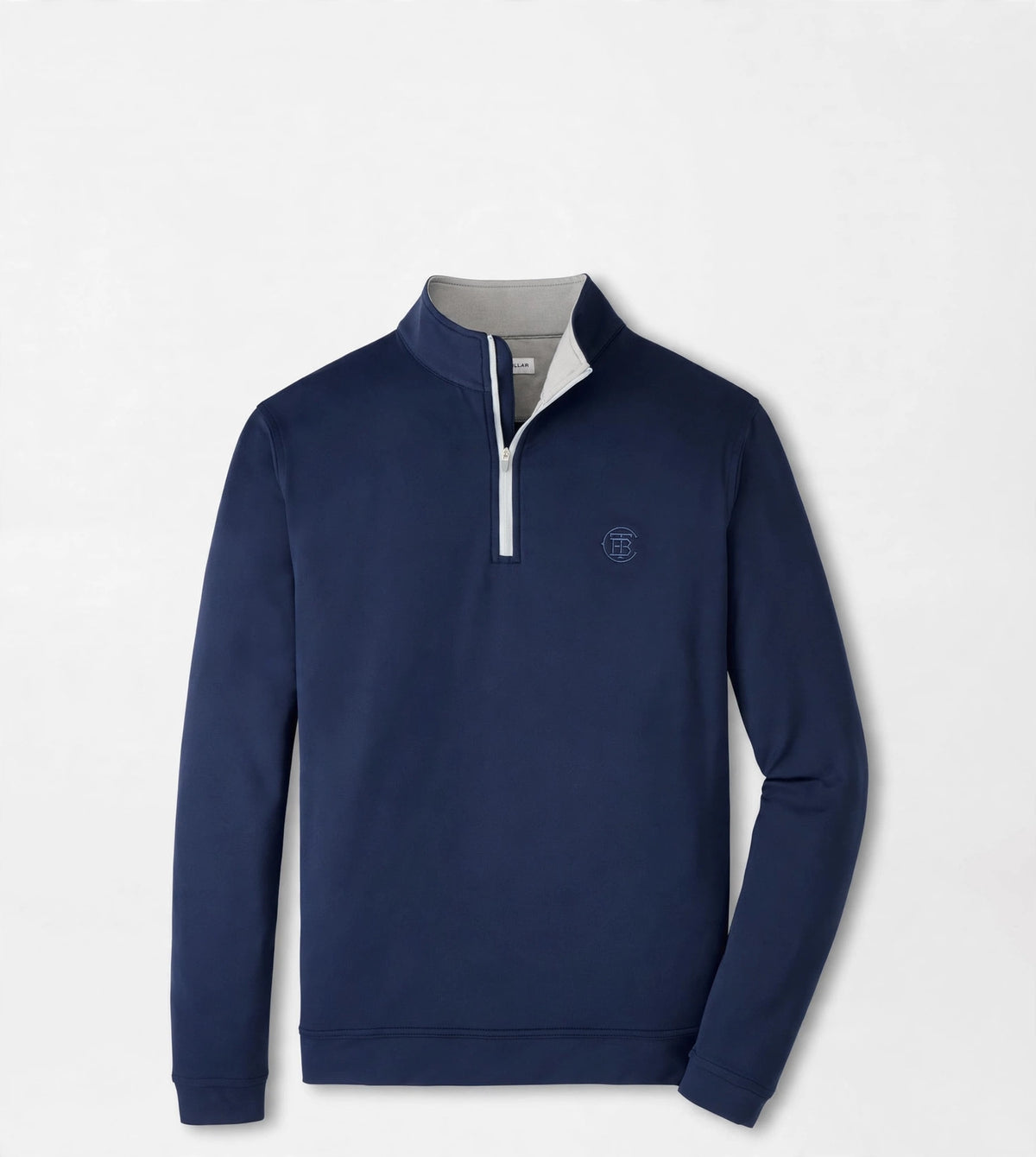 TBC Logo Perth Performance Quarter-Zip Navy