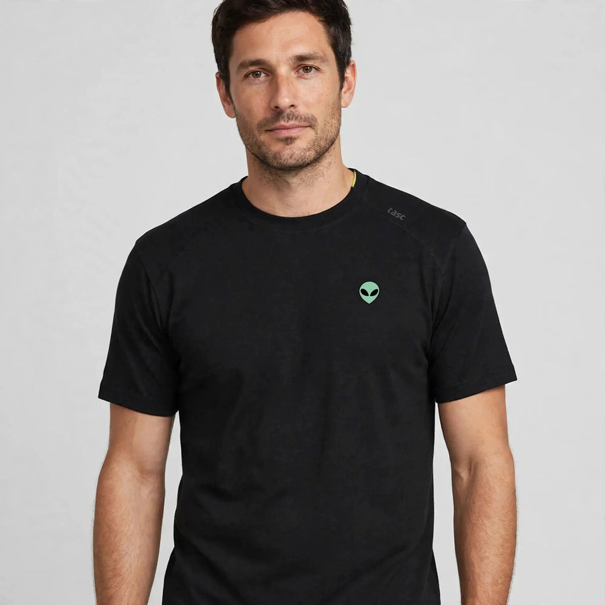 Tasc TBC Alien Carrollton Fitness T-Shirt black on model